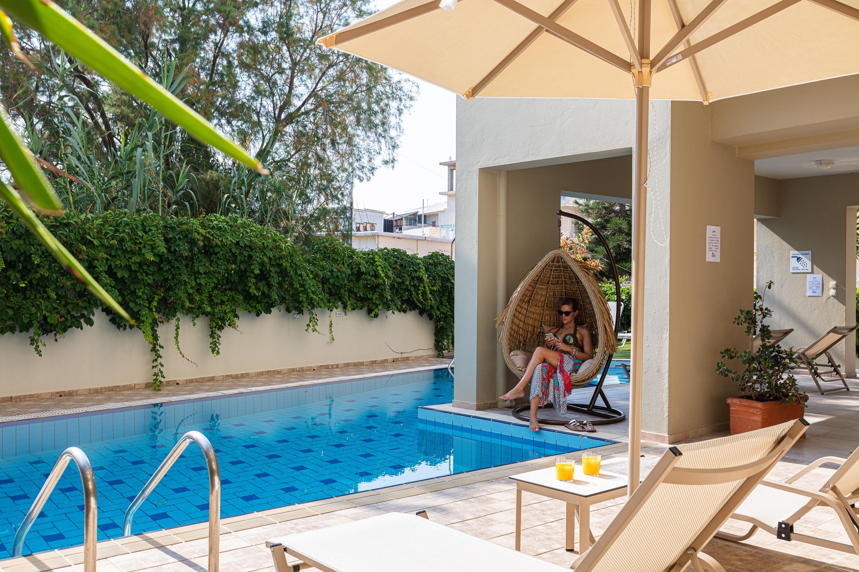 העיירה רתימנו Batis Beach Hotel מראה חיצוני תמונה