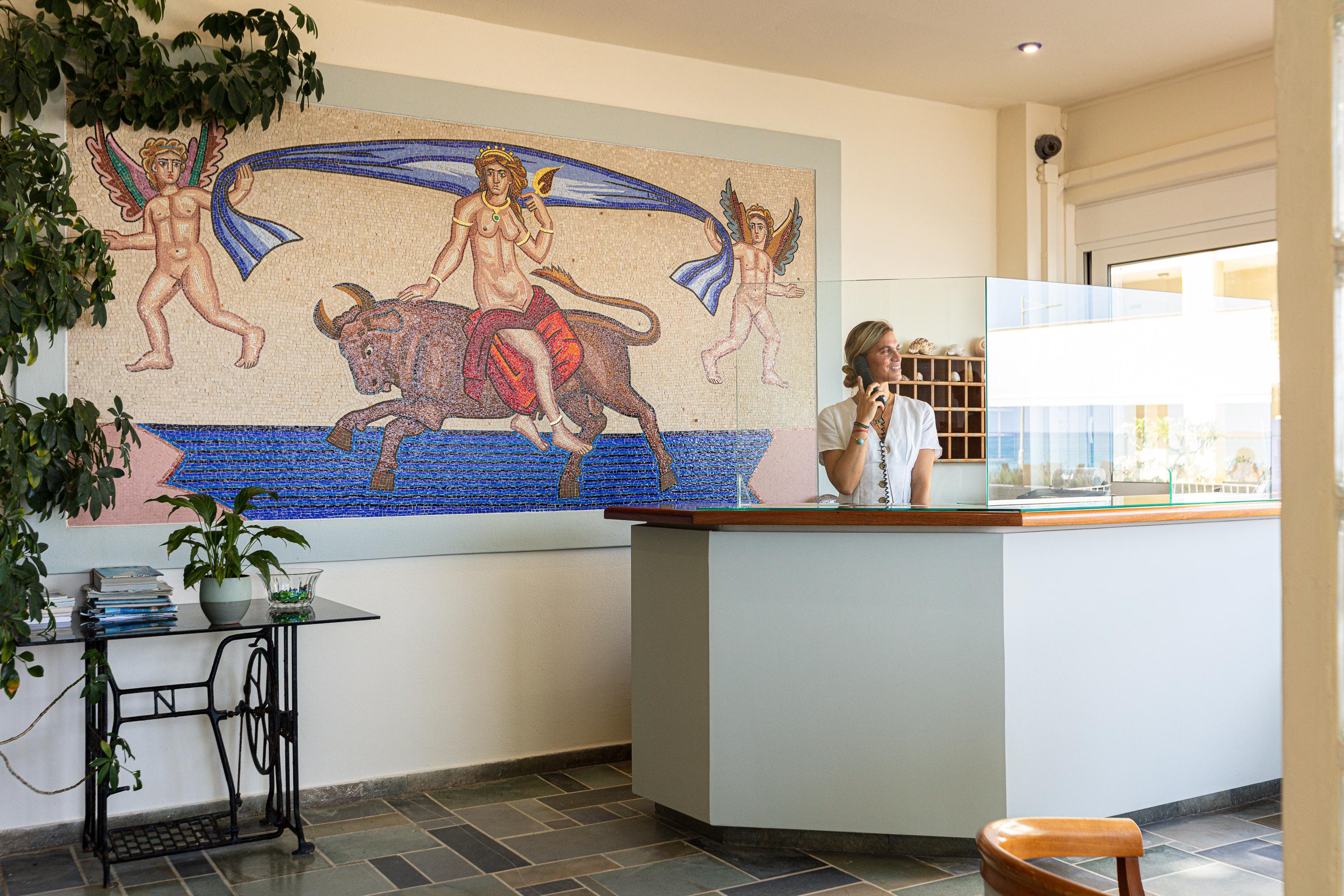 העיירה רתימנו Batis Beach Hotel מראה חיצוני תמונה